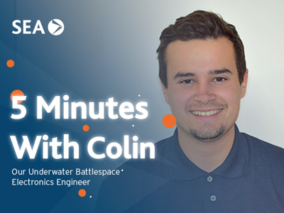 Five minutes with Colin Eastman, Electronics Engineer